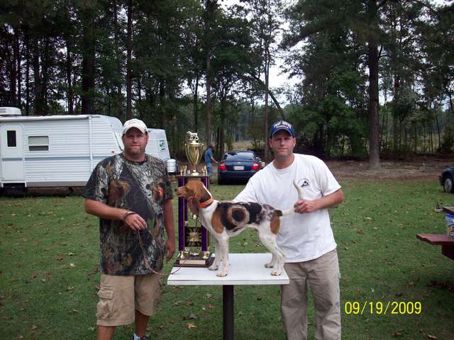 Phillip and Steve with Vanilla Ice, 1st place hound